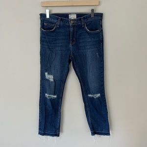 Current Elliott Straight Jeans SZ 28